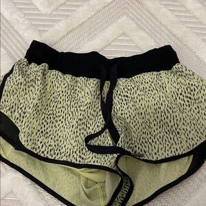 Leopard Print Athletic Shorts